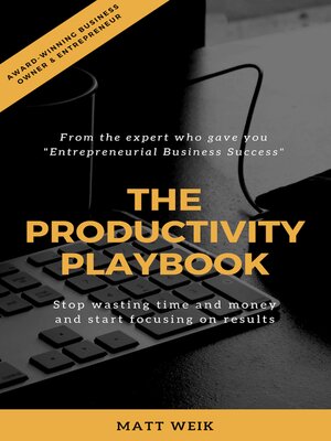 cover image of The Productivity Playbook
